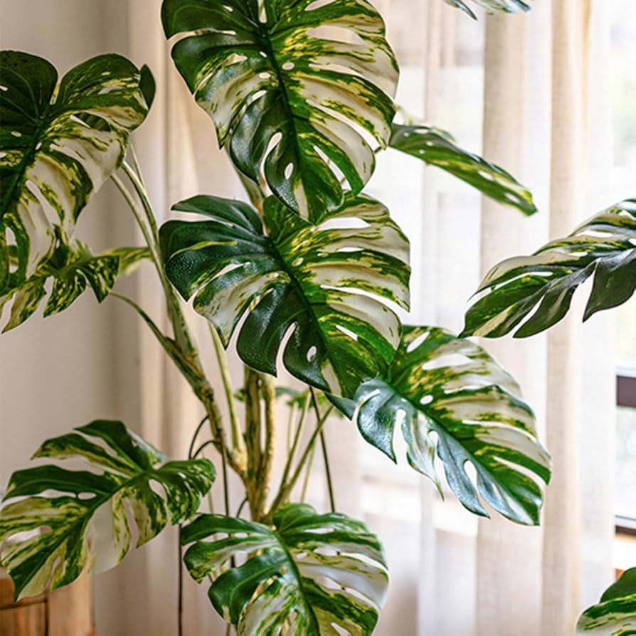 Amazon｜HGJH フェイクグリーン 人工観葉植物 ポトス鉢植